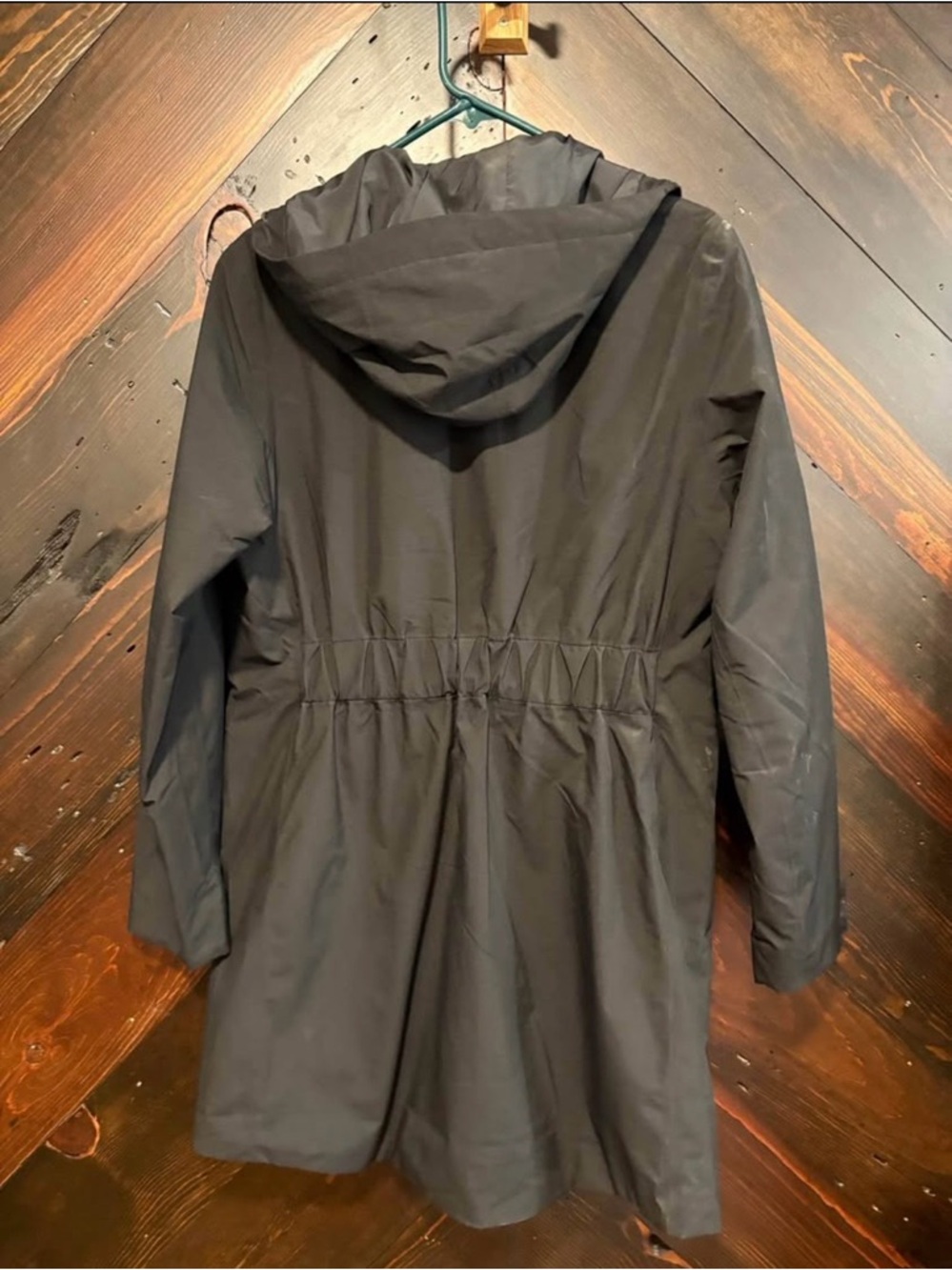 The North Face Women's Black Hooded Trench Coat - Picture 2 of 3